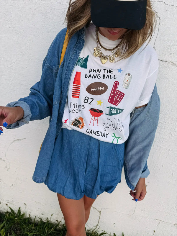 Run The Dang Ball Tee
