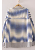 Chloe Stripe Oversized Knit Top