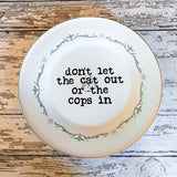 Funny Home Plates - BarBelles Boutique