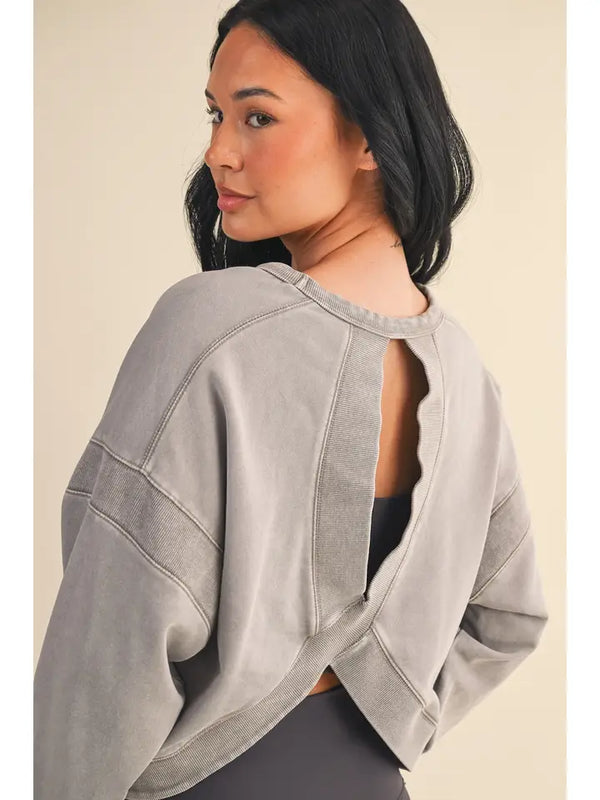 Open-Back Cutie Sweatshirt
