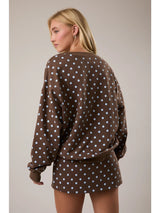 Trust The Process Polka Dot Mini Skirt