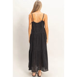Floral Eyelet Maxi Dress - BarBelles Boutique