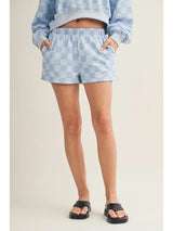 Ellie Checkered Shorts - BarBelles Boutique