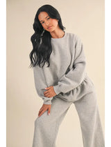 Cozy Fleece Oversized Sweatshirt