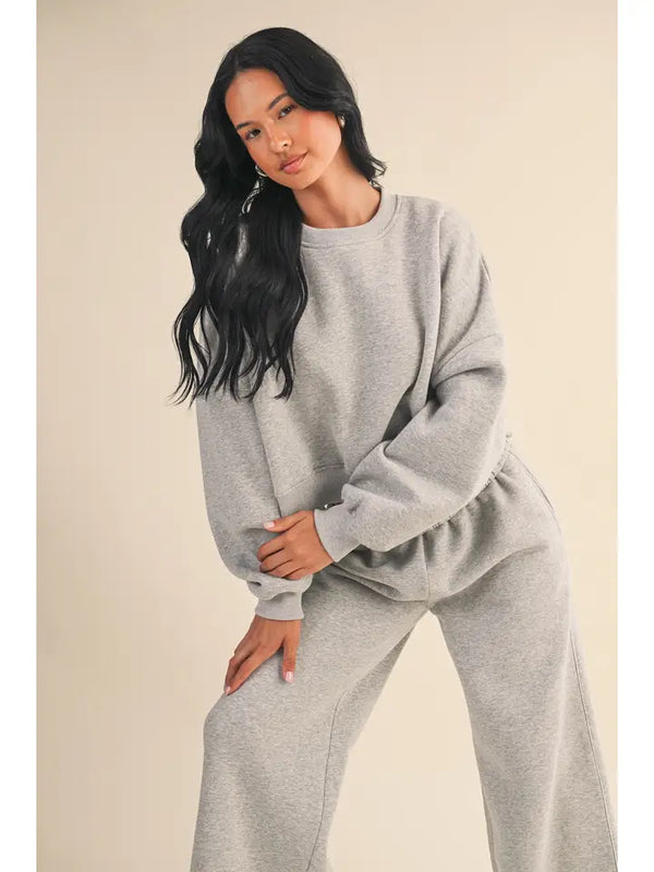 Cozy Fleece Oversized Sweatshirt