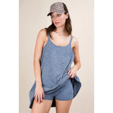 Forever Mineral Wash Mini Dress