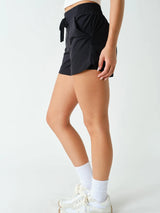 Mariah Curved Hemline Shorts