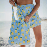 Zesty Lemon Beach Tote - BarBelles Boutique