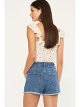 Denim Queen Shorts - BarBelles Boutique