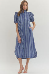 Taylor Stripe Midi Dress
