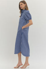 Taylor Stripe Midi Dress
