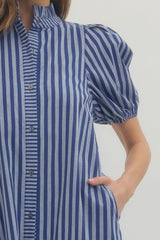 Taylor Stripe Midi Dress