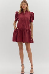 Puffed & Perfect Mini Dress