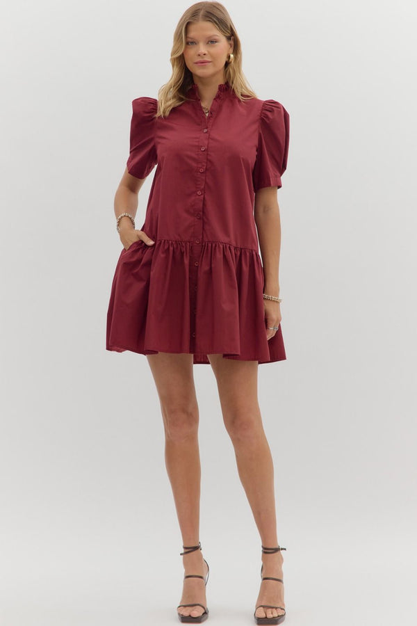 Puffed & Perfect Mini Dress
