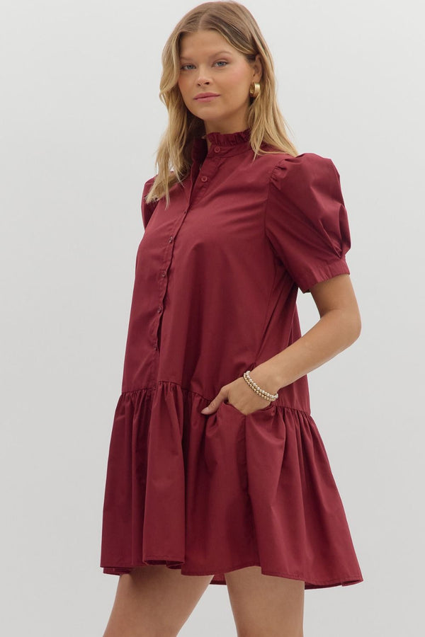 Puffed & Perfect Mini Dress