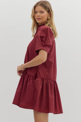 Puffed & Perfect Mini Dress