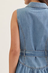 She's From TX Denim Mini Dress