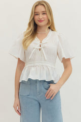 All Put Together Smocked Top