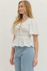 All Put Together Smocked Top