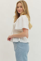 All Put Together Smocked Top