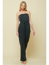 Ready For Summer Tube Top Jumpsuit - BarBelles Boutique