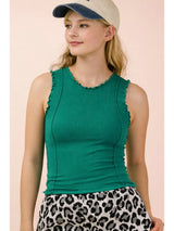 That Girl Lettuce Hem Top - BarBelles Boutique