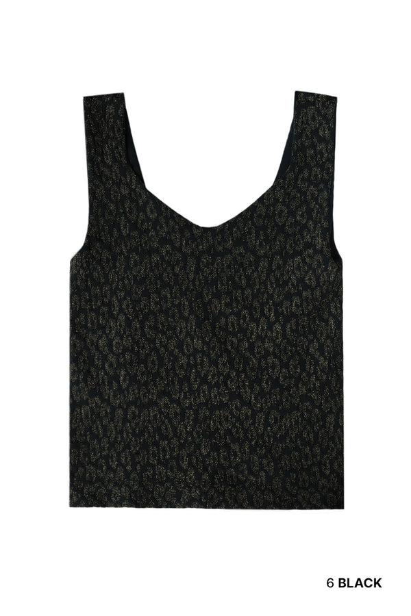 Shine in Leopard Tank