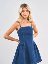 Effortless Beauty Denim Dress - BarBelles Boutique