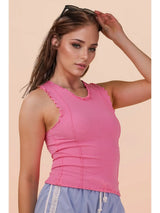 That Girl Lettuce Hem Top - BarBelles Boutique