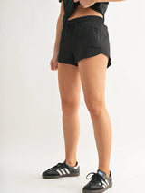 Drapey Mini Active Shorts - BarBelles Boutique