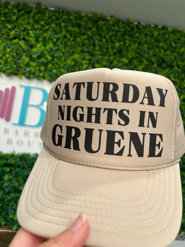 Saturday Night’s in Gruene Trucker Hat - BarBelles Boutique