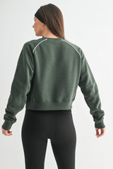 Sporty Style Crewneck Sweater