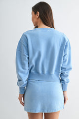 Active Luxe Mineral Wash Sweatshirt