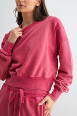 Active Luxe Mineral Wash Sweatshirt
