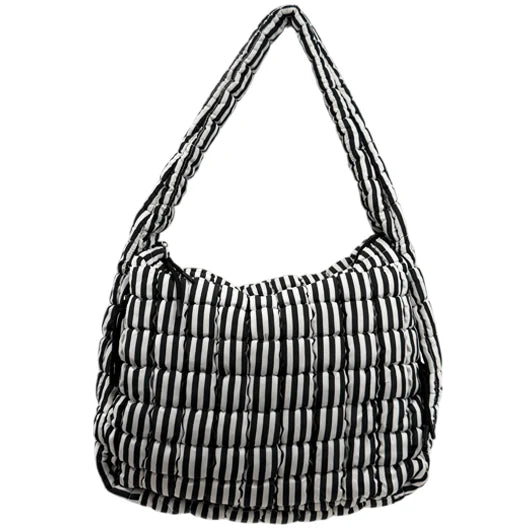 Just a Girl Quilted Handbag