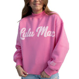 Lulu Mac Script Sweatshirt - BarBelles Boutique